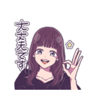 福島美少女図鑑 いつもの5人（個別スタンプ：10）