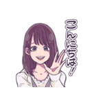 福島美少女図鑑 いつもの5人（個別スタンプ：13）