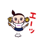 LOVE！チアダンス 黄色ポンポン（個別スタンプ：17）