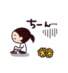 LOVE！チアダンス 黄色ポンポン（個別スタンプ：23）