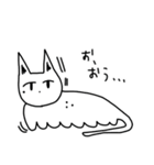 ほくろネコチャン（個別スタンプ：16）