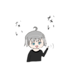 銀髪女子（個別スタンプ：2）