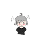 銀髪女子（個別スタンプ：4）