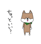 柴犬のなちゅらくん。（個別スタンプ：5）