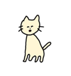 黄ばんでるしろねこ。（個別スタンプ：7）