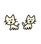 黄ばんでるしろねこ。（個別スタンプ：12）