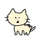 黄ばんでるしろねこ。（個別スタンプ：16）