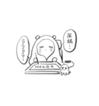 推しの絵を描くねずみ（個別スタンプ：15）