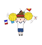 女子の秋満喫（個別スタンプ：10）