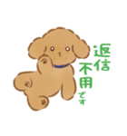 ふわふわ子犬のぽぽたん（個別スタンプ：12）