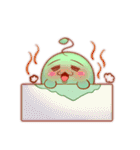 腹黒い緑の生き物（個別スタンプ：12）