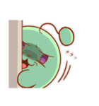 腹黒い緑の生き物（個別スタンプ：20）