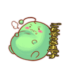 腹黒い緑の生き物（個別スタンプ：27）