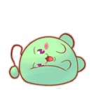 腹黒い緑の生き物（個別スタンプ：29）