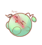 腹黒い緑の生き物（個別スタンプ：37）