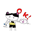 パジャにゃんず（個別スタンプ：3）