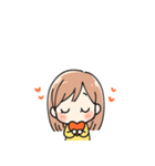 女の子 日常スタンプ（個別スタンプ：3）