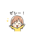 女の子 日常スタンプ（個別スタンプ：8）