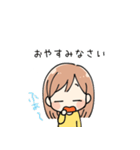 女の子 日常スタンプ（個別スタンプ：13）