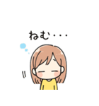 女の子 日常スタンプ（個別スタンプ：14）