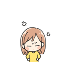 女の子 日常スタンプ（個別スタンプ：18）