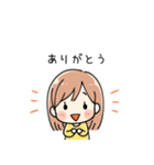 女の子 日常スタンプ（個別スタンプ：20）