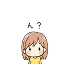 女の子 日常スタンプ（個別スタンプ：21）