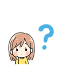 女の子 日常スタンプ（個別スタンプ：23）