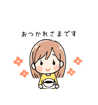 女の子 日常スタンプ（個別スタンプ：32）