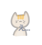 ねこスタンプ(みけ、しろ、とら)（個別スタンプ：8）