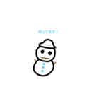 雪だるま軍曹LINEスタンプ（個別スタンプ：1）