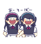 3人のメイドさん（個別スタンプ：28）