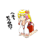 頑張る巫女お姉さん 19（個別スタンプ：8）