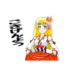 頑張る巫女お姉さん 19（個別スタンプ：16）