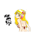 頑張る巫女お姉さん 19（個別スタンプ：21）