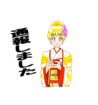 頑張る巫女お姉さん 19（個別スタンプ：25）