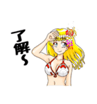頑張る巫女お姉さん 19（個別スタンプ：31）