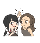 七海華夜べっか初登場！ステサバ女子会（個別スタンプ：14）