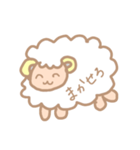 使いやすいゆるひつじスタンプ（個別スタンプ：10）