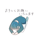 使いやすい女の子のスタンプ！（個別スタンプ：3）