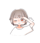 使いやすい女の子のスタンプ！（個別スタンプ：5）