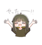 使いやすい女の子のスタンプ！（個別スタンプ：25）
