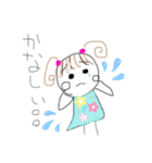 やんちゃな女の子☺（個別スタンプ：3）