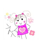 やんちゃな女の子☺（個別スタンプ：6）