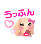 lovelyダックスフンド・アンの笑いシリーズ（個別スタンプ：13）