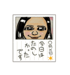 素敵な絵がおの仲間たち（個別スタンプ：24）