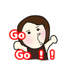 ゆき、えい！えい！ごー！（個別スタンプ：4）