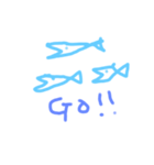 手書きsakana（個別スタンプ：4）