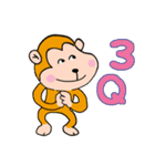 ハッピーな猿(サル) 2 - 日常会話（個別スタンプ：7）