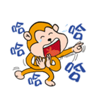 ハッピーな猿(サル) 2 - 日常会話（個別スタンプ：17）